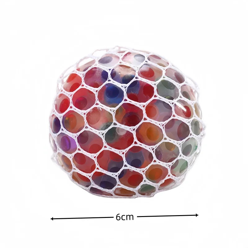 6cm Kids Exotic Pinch The Rainbow Bead Pressure Reducing Ball Vent Ball Decompressi additional angle