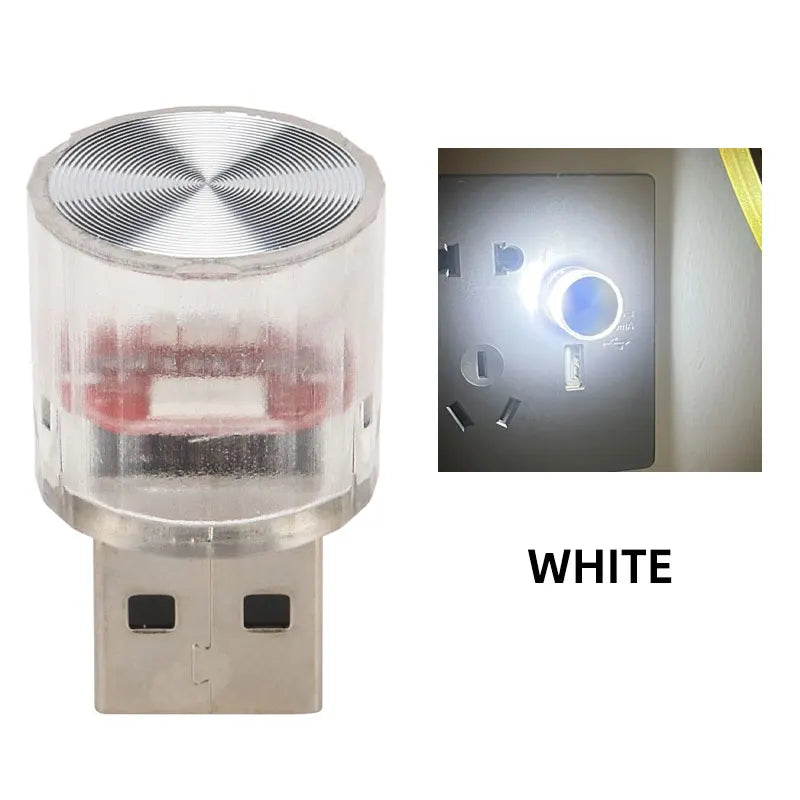 Mini USB RGB Night Light | Interior Ambient LED Decorative Lamp detail view