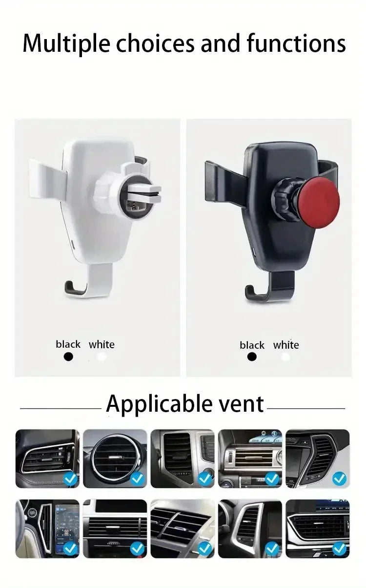 Wireless Car Charger – Gravity Induction Phone Holder - Onlytenbucks.com