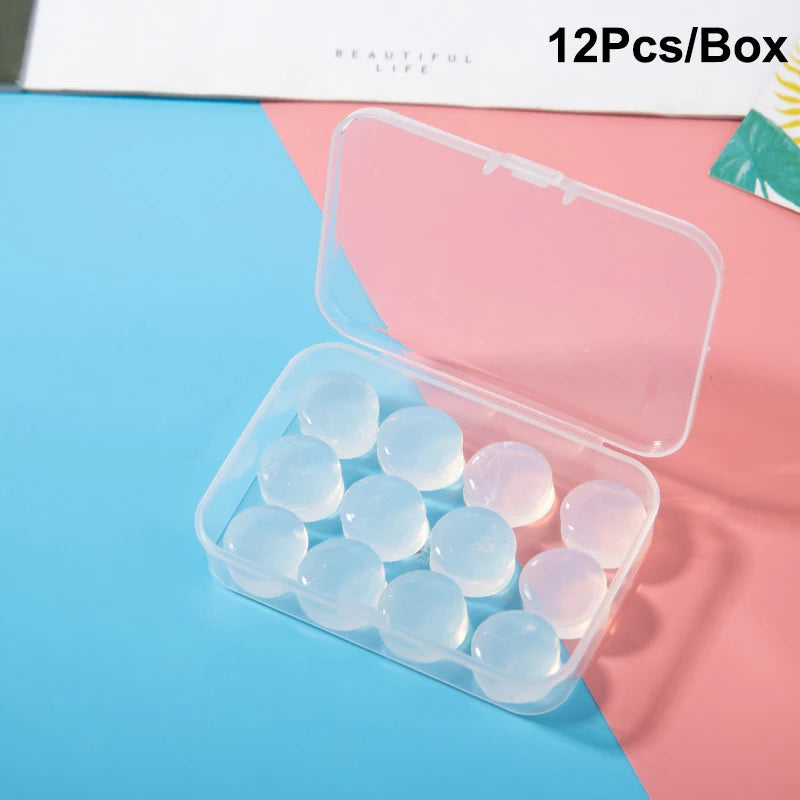 Noise Reduction Swimming Earplugs | Waterproof Silicone Sleep Ear Plugs for Snoring a alternate view