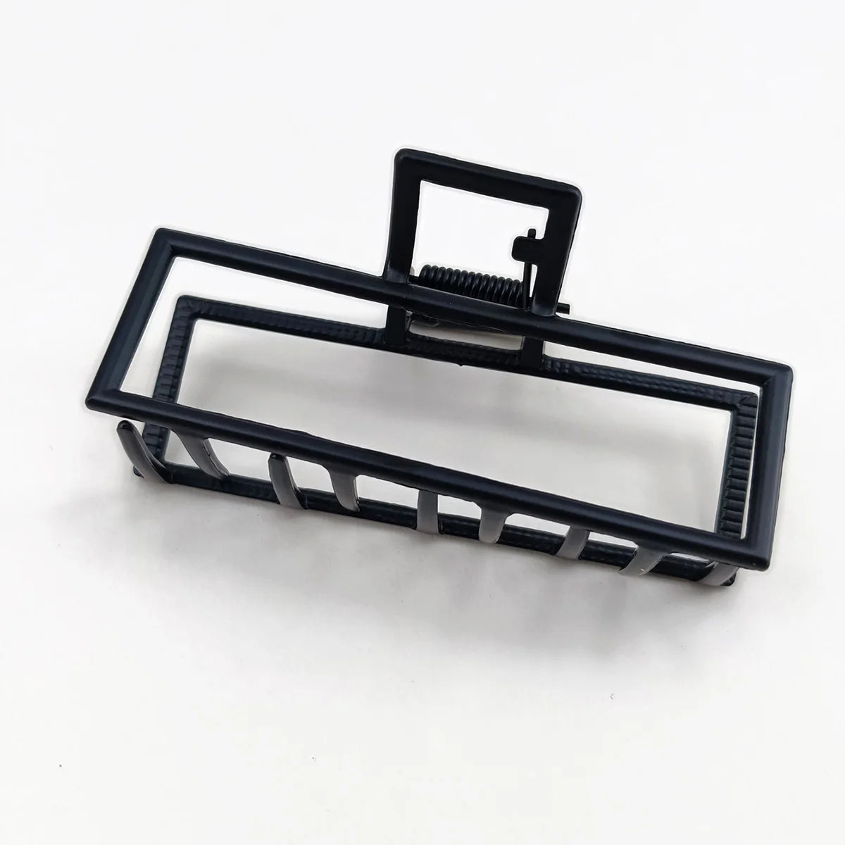 GoldHollow Geometric Hair Clips Metal Hair Claw Cross Hairclip Headband Hairpin Sliver close-up view