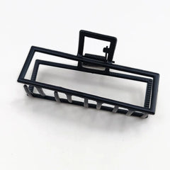 GoldHollow Geometric Hair Clips Metal Hair Claw Cross Hairclip Headband Hairpin Sliver close-up view