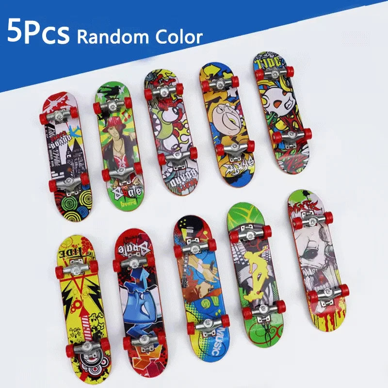 Mini Finger Skateboard Professional Alloy Stand Fingerboard Toy | Cool Graffiti Finger S detail view