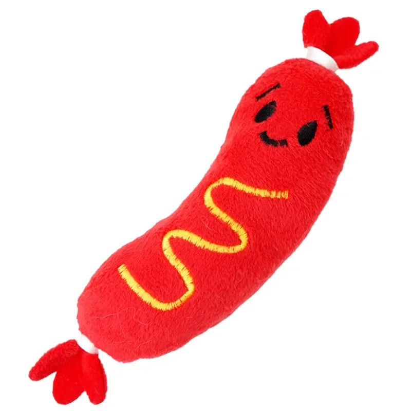 Plush Toy Dog Chewing Toy Pet Grinding Teeth Squeaky Puppy Bite-resistant Interactive alternate view