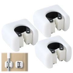 Bathroom -Punching Mop Brush Broom Holder Rack Kitchen Organizer Holder Hook