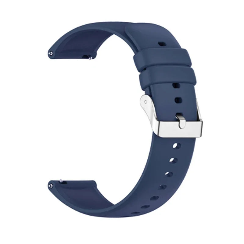 Hot Sell 20MM 22MM Silicone Watch Strap 20/22mm Universal Watchband Wristwatch Band for P22 Smartwatch &Other Watches Bracelet