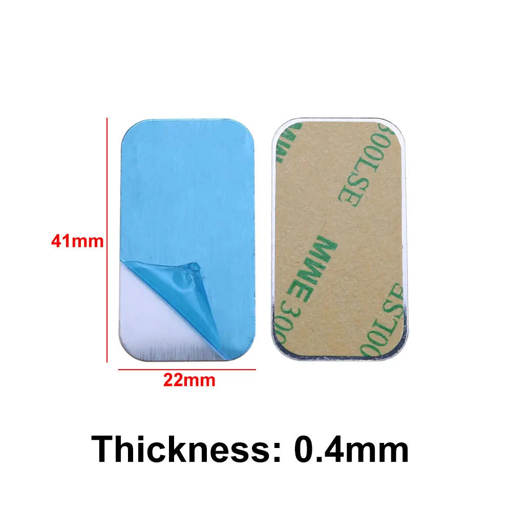 Silver Magnetic Metal Plate for Phone Holder 10 Pcs