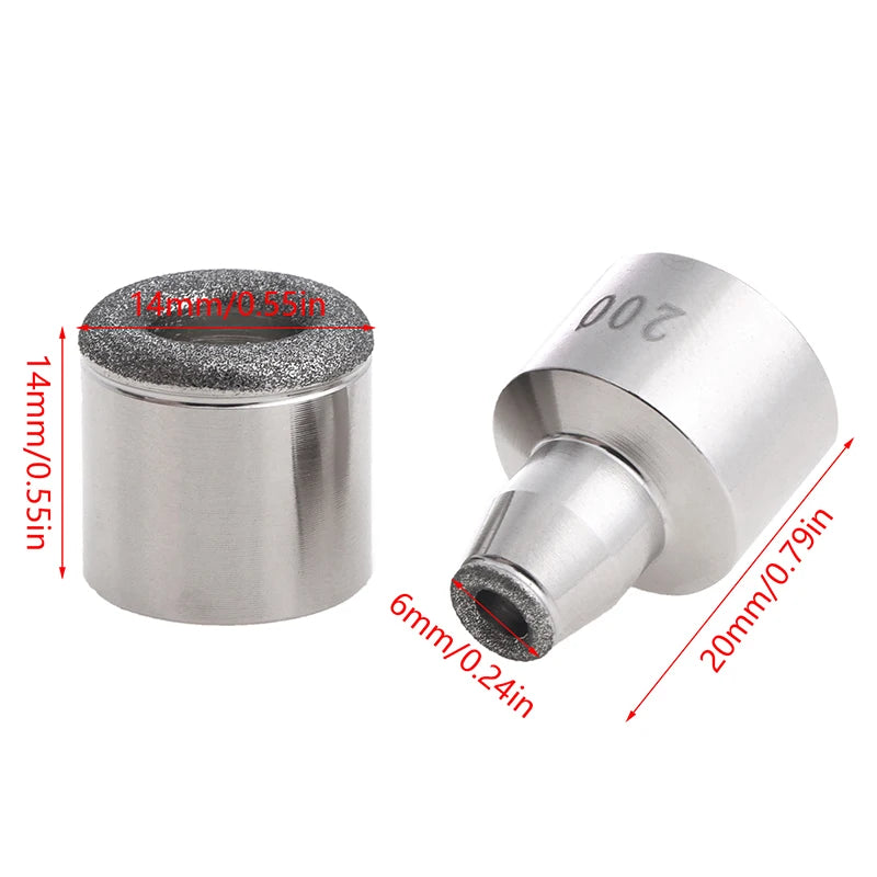 Microdermabrasion Tips Replacement | 100/150/200 Grit Diamond Dermabrasion Heads fo additional angle