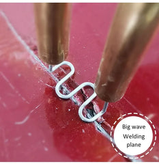 300Pcs Plastic Welder Hot Stapler Standard Pre-cut Corrugated Staples | Bumper Body Re close-up view
