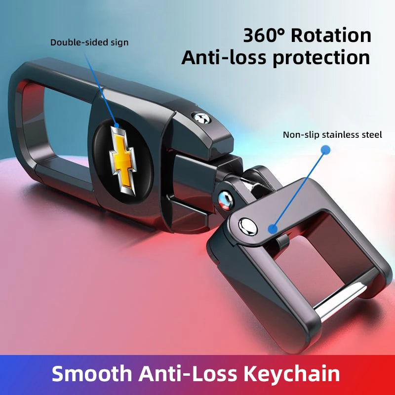Chevrolet Metal Keychain Key Ring | Car Logo Pendant for Auto Accessories detail view