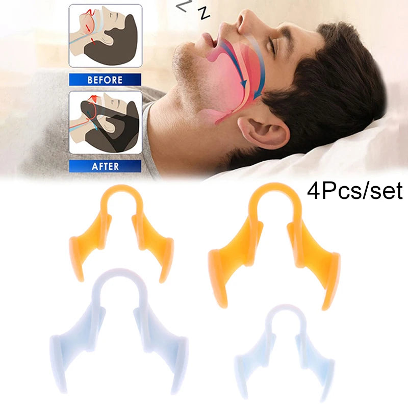 Silicone Anti Snoring Nose Clip | Snore Prevention Gadget for Women and Men