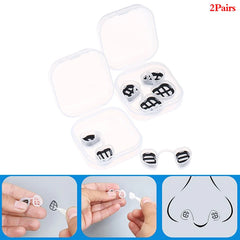 2Pair Comfortable Nose Invisible Nasal Filters | Anti Air Pollution Pollen Allergy Mas close-up view