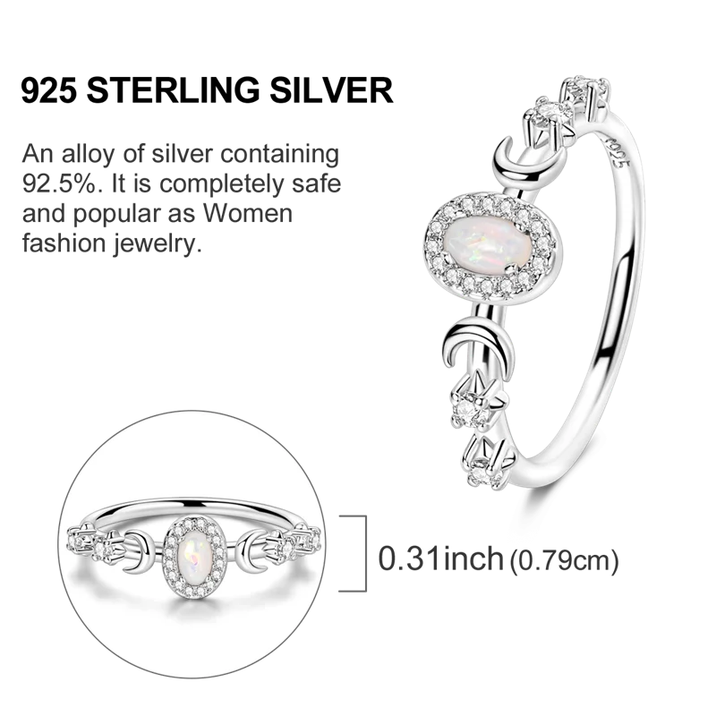 Daisy 925 Sterling Silver Wedding Ring | Sparkling Zircon Engagement Jewelry close-up view