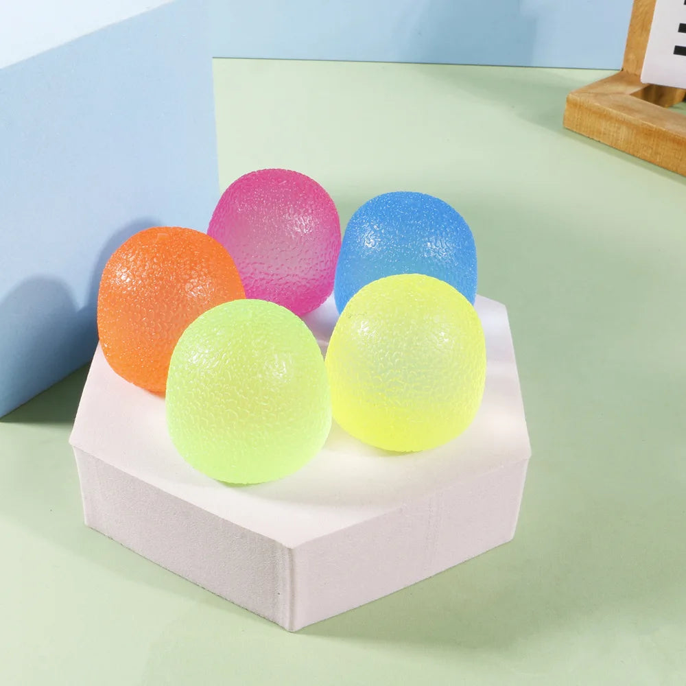 Frosted Ice Cube Shaped Fidget Toy Square Stress Relief Ball for Anxiety ADHD Squishy close-up view
