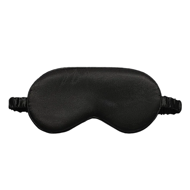 Imitated Silk Sleep Eye Mask | Soft Comfortable Sleeping Shield for Light Blocking close-up view