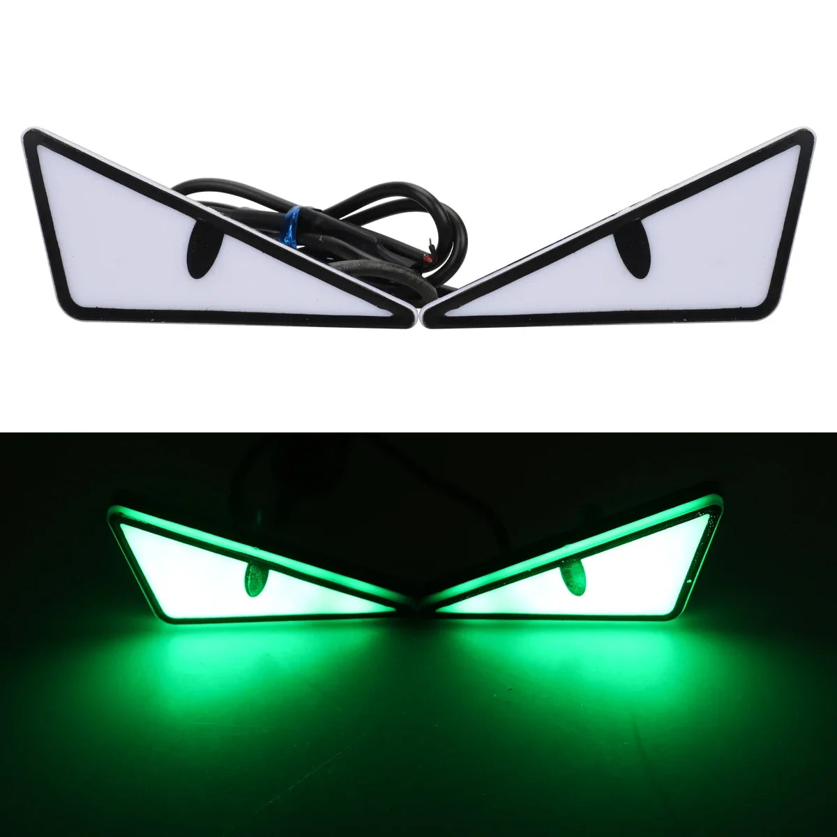 2PCS Car Motorcycle LED Devil Eyes Light | 12V Demon Eyes Decoration Lamp additional angle