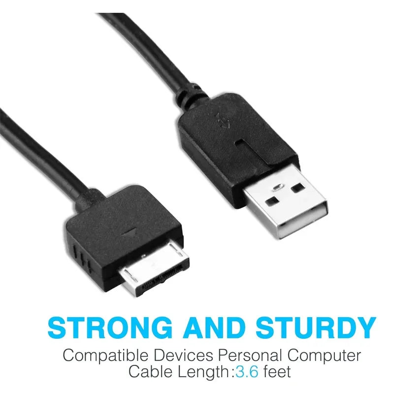 USB Data and Power Charger Cable for PS Vita 1000 | 1.2M Long Cord additional angle