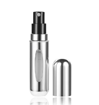 Portable Mini Refillable Spray Jar Scent Pump Empty Cosmetic Containers Atomizer | 5ml close-up view