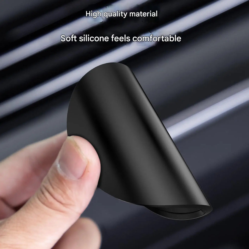 Black Silicone Car Cup Holder Insert Coaster lifestyle view