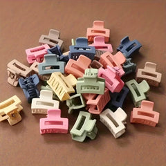 5/10/20/30 Pieces of Colorful, Small-Sized Kid’s Clip-On Hair Accessories with a Latt alternate view