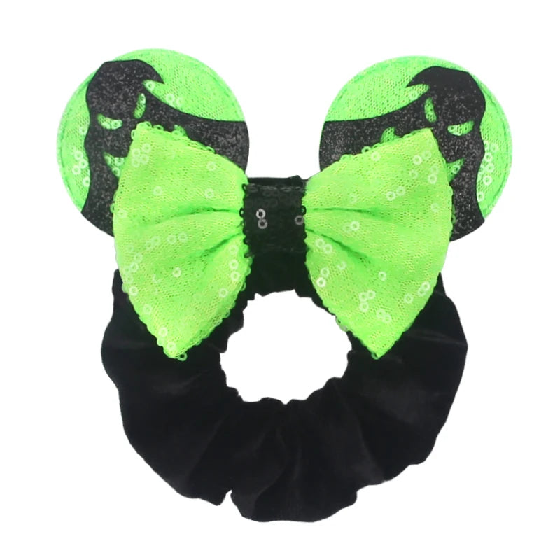 Women Ears Hair Scrunchies Velvet Hairbands For Girls Sequins Bows Headband Women T additional angle
