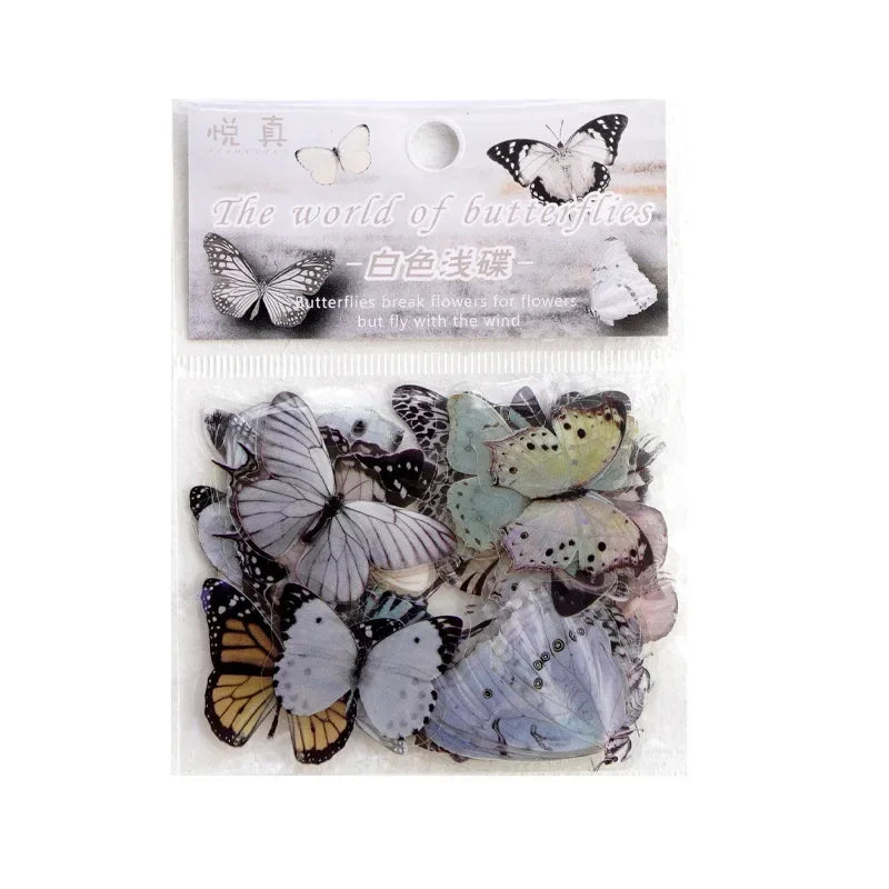 Butterfly Stickers Pack 40pcs | PET Waterproof Craft Stickers for Scrapbooking lifestyle view