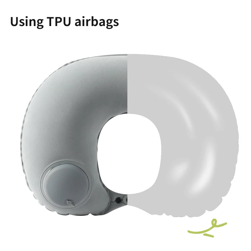 Ergonomic Inflatable Neck Pillow | Balanced Support for Travel alternate view