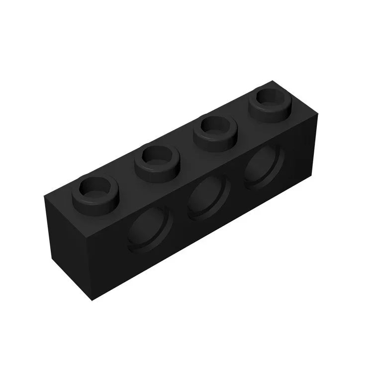 Gobricks GDS-625 Technical Brick 1x4 3-Hole | Compatible with Lego 3701 detail view