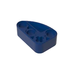 Gobricks GDS-2016 Technical Beam 2 x 3 L-Shape with Quarter Ellipse Thick | Building B close-up view