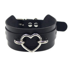 Pink Harajuku Gothic Spike Rivet Star Necklaces Collares Hip Hop Rock Black Bowknot PU L detail view