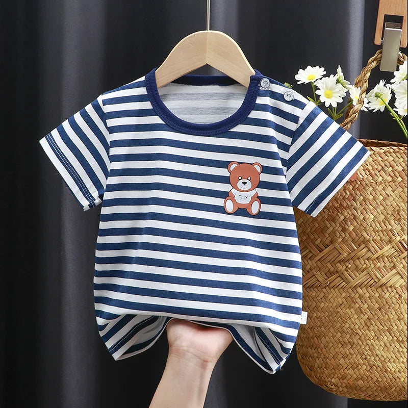 Kids Cotton Graphic Tee | Summer Unisex T-Shirt for Babies and Toddlers additional angle