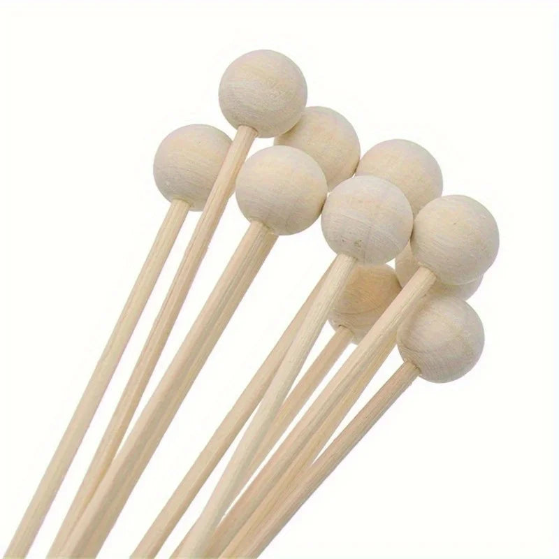 30Pcs Wood Bead Aroma Diffuser Sticks | Natural Rattan Reed Sticks for Home Fragrance lifestyle view