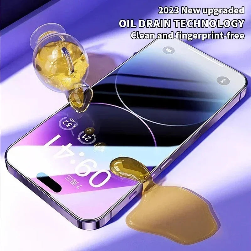 4PCS Full Cover Tempered Glass Screen Protector For iPhone 15 14 13 12 11 Pro Max Protection Glass For iPhone 14 15 16 Pro Max