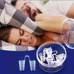 Soft Silicone Nasal Strips | Portable Snoring Relief Aid close-up view