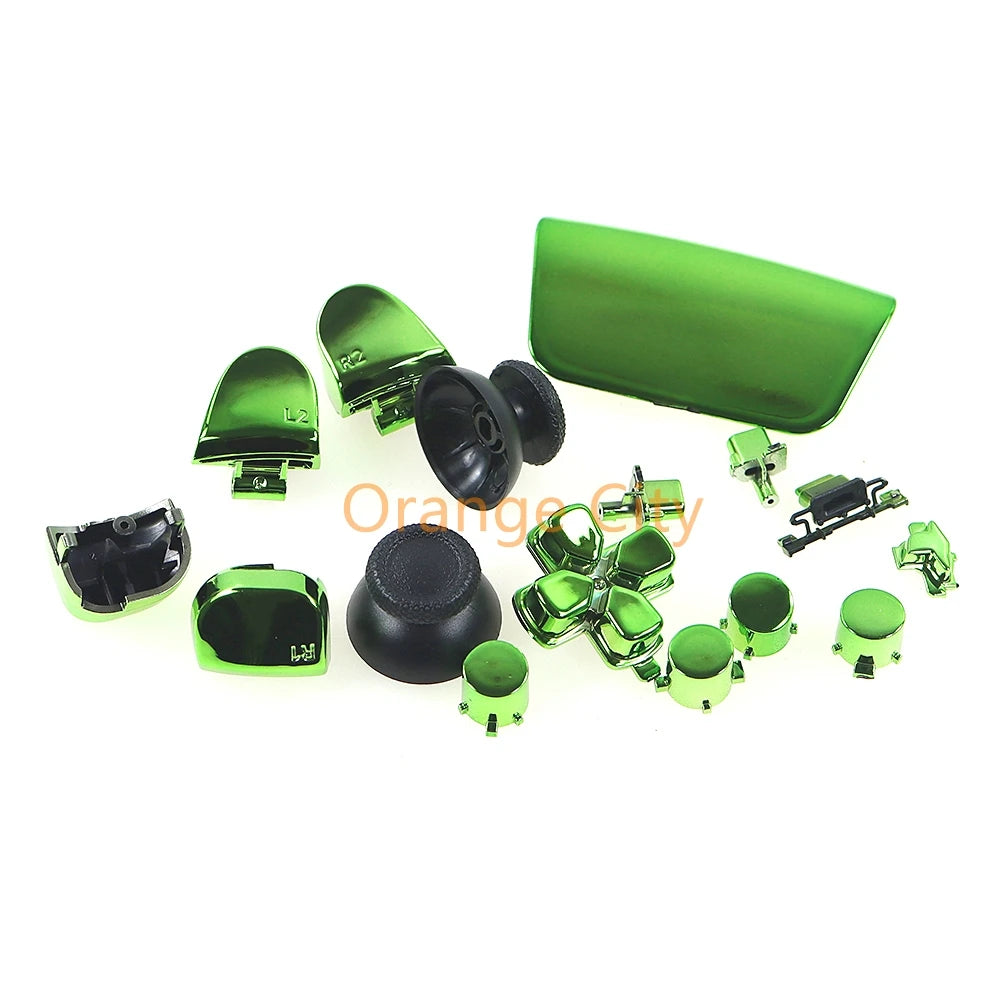 1Set Gamepad Full Set Buttons for PS5 3.0 V3.0 Electroplated Button Kit | Game Control close-up view
