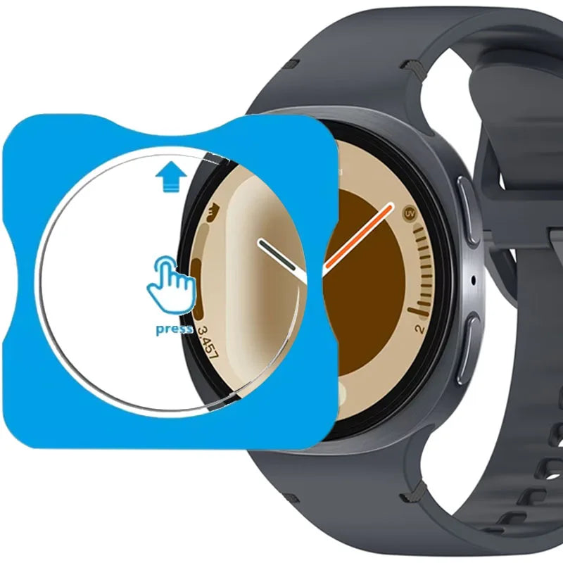Tempered Glass Film Quick Pasting For Samsung Galaxy Watch 8/7/6/5/4 40mm 44mm Ultra 47mm Protective Screen Film Watch 8 Classic
