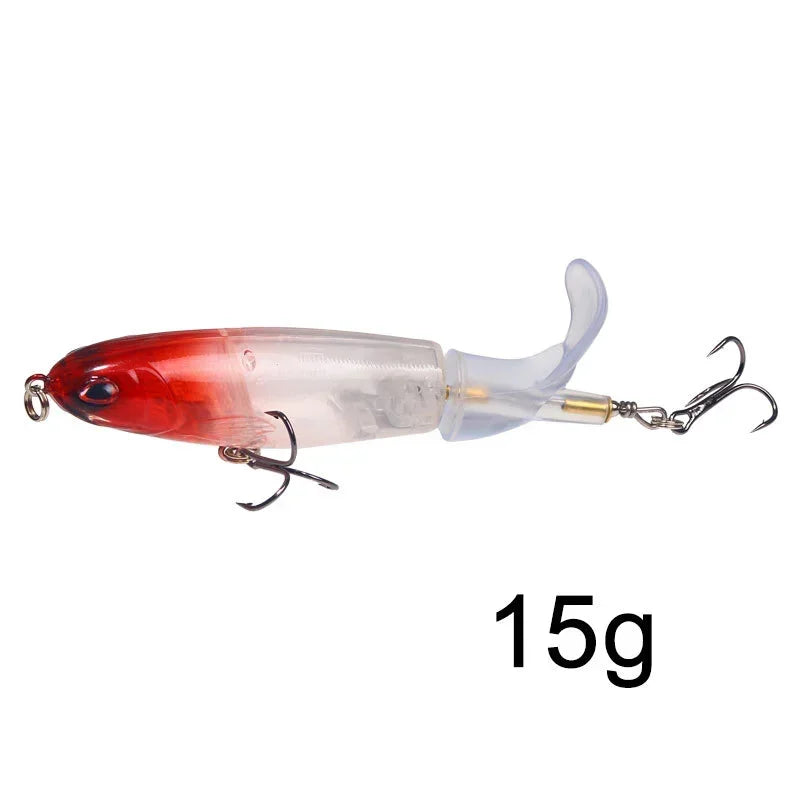 1 Pcs 10cm/14cm Topwater Fishing Lure Whopper Popper Artificial Bait Hard Plopper Sof alternate view