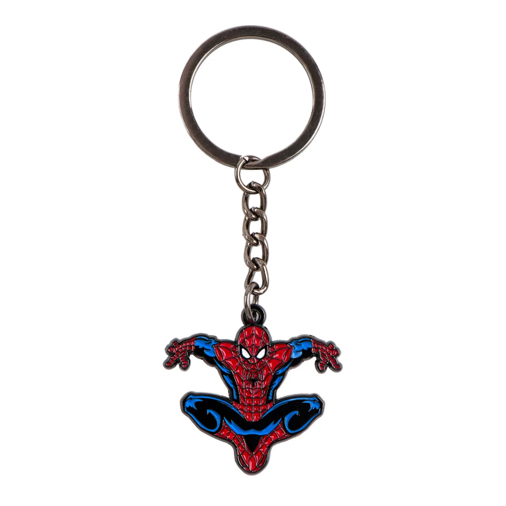 Vintage Motorcycle Keychain | Cartoon Metal Keyring for Backpack lifestyle view
