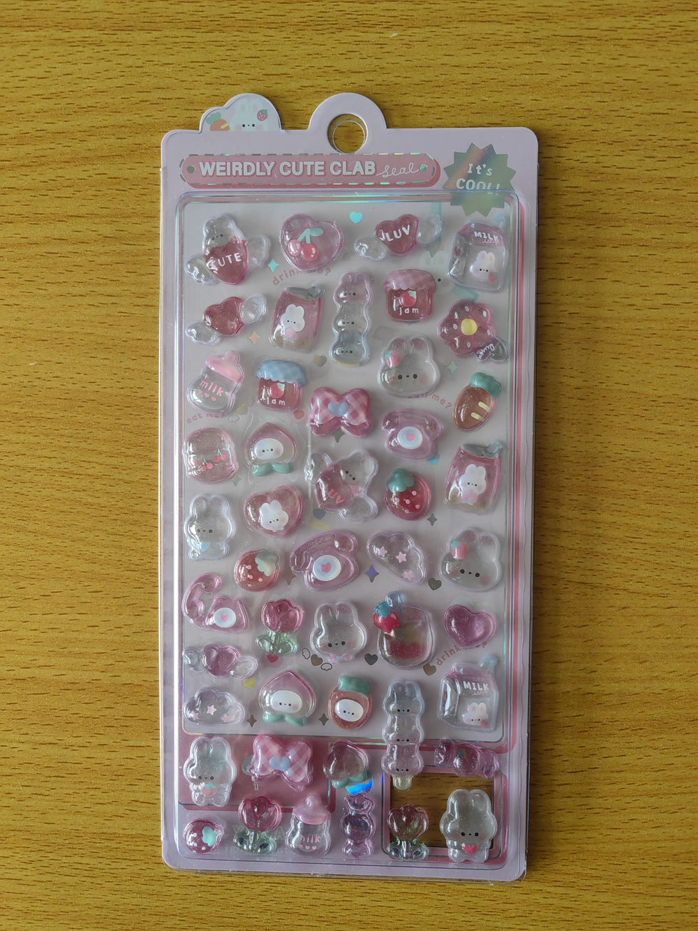 3D Food Stamping Seal Sticker | Japanese Anime Decorative Craft Stickers for Kids alternate view