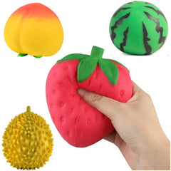Soft Strawberry Fruit Squishy Toy – Slow Rising Stress Relief for Kids & Adults, Sque alternate view