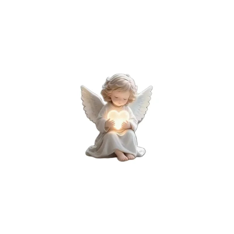 Angel Car Air Vent Clip with Heart Design 2D Flat Acrylic Fragrance Diffuser for Most alternate view
