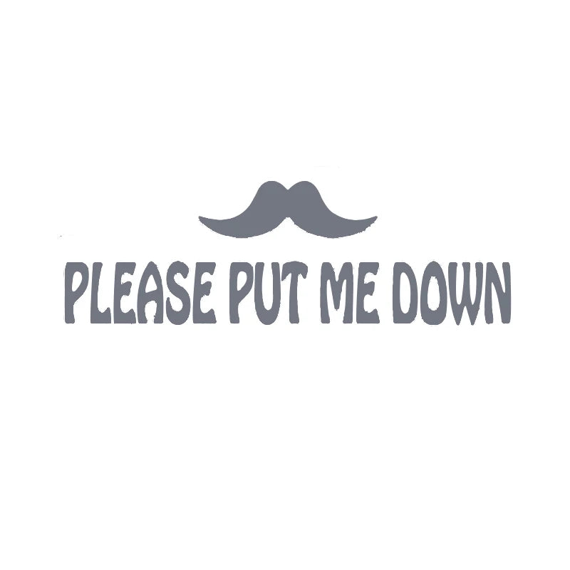 PUT ME DOWN Toilet Seat Reminder Sign | Funny Vinyl Bathroom Decal alternate view