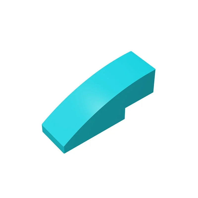 Gobricks GDS-657 Slope, Curved 3 x 1 | Compatible Building Block for Creative Constru alternate view