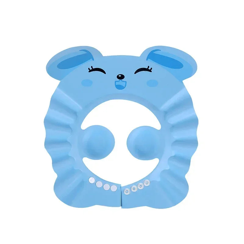 Adjustable Baby Shower Cap - Soft Bathing Hat for Kids with Ear Protection, Gentle Hair Wash Shield (0-4 Years)
