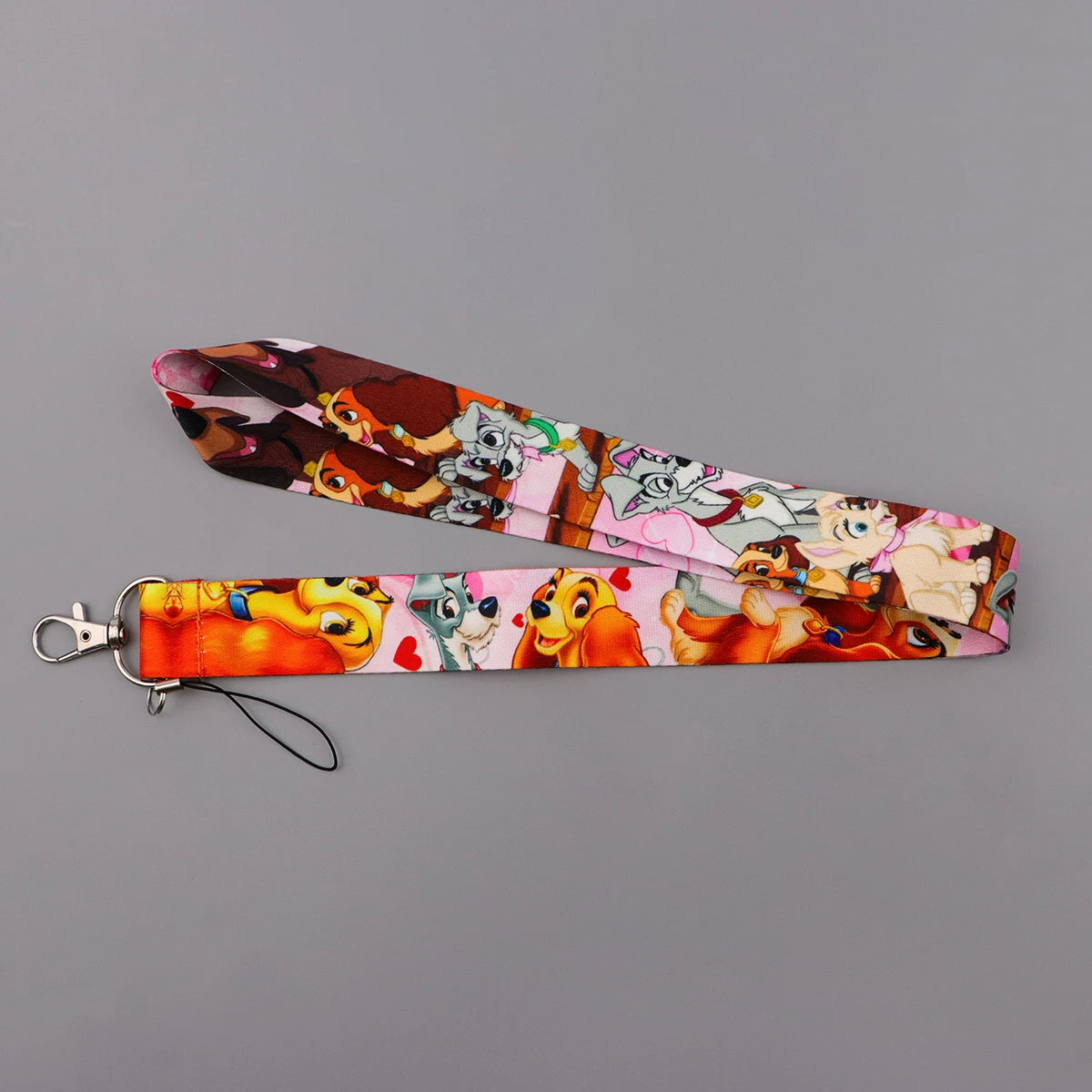 Cartoon Animal Keychain Lanyard | Anti-Lost Rope Strap for Keys additional angle