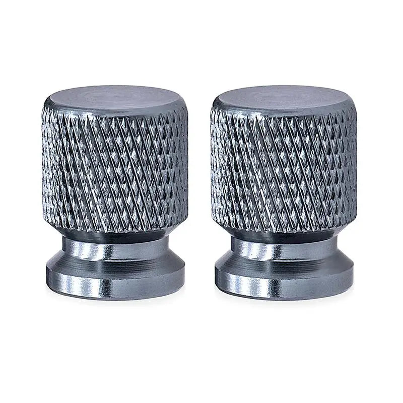 Tire Valve Stem Caps, Anodized Aluminum Wheel Valve Covers Accessories, Universal For close-up view
