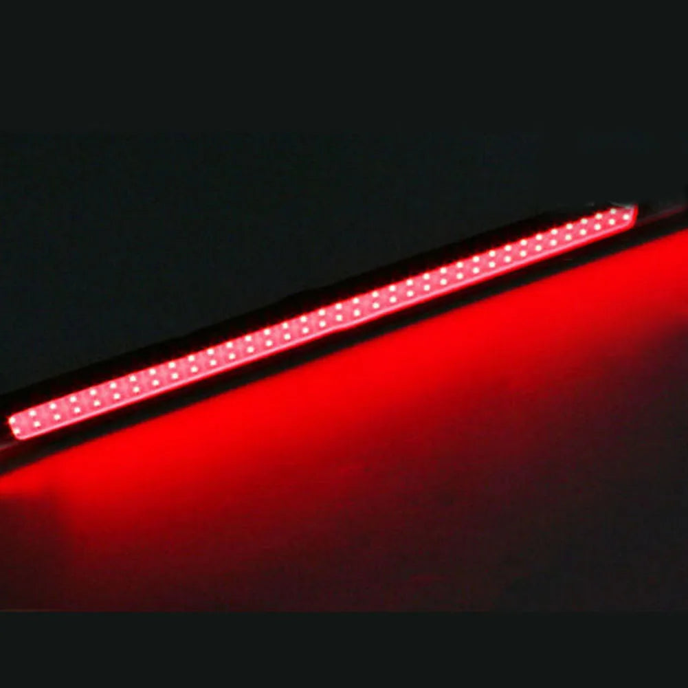 2Pcs 17cm COB Red LED Fog Light Strip | 12V DRL Waterproof Driving Lamp for Cars additional angle