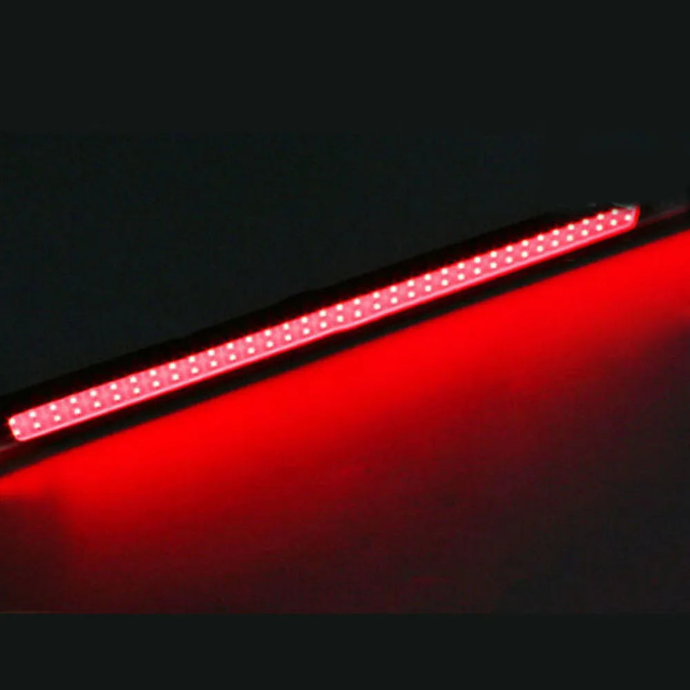 2Pcs 17cm COB Red LED Fog Light Strip | 12V DRL Waterproof Driving Lamp for Cars additional angle