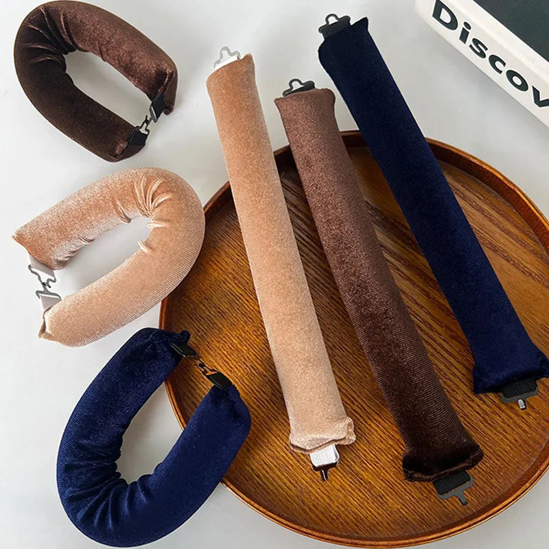 Heatless Hair Curlers Curling Rod Lazy Curls with Hook Headband No Heat Hair Roller additional angle