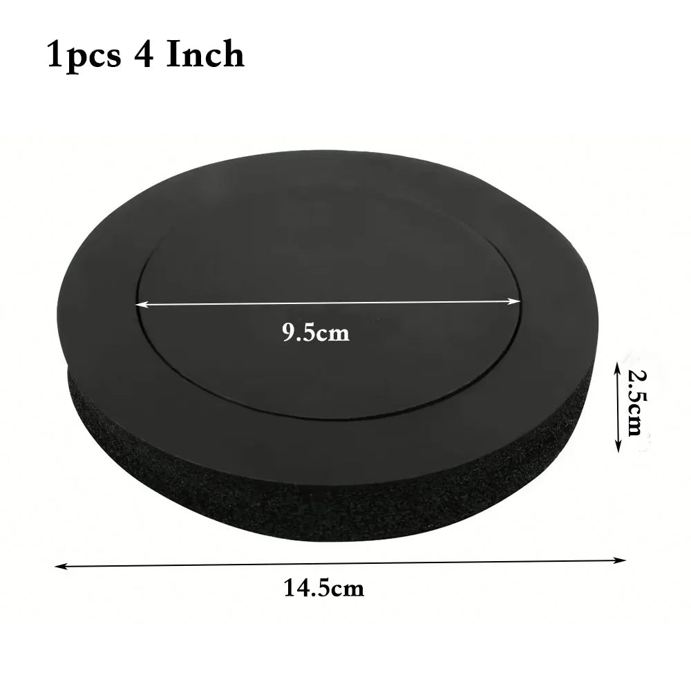 4/5/6.5 Inch Car Speaker Sound Insulation Ring Cotton Bass Door Trim Soundproof Auto Interior Accessories Foam Universal